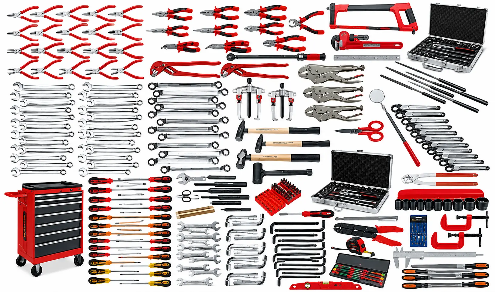 Industrial hand tools and maintenance equipment